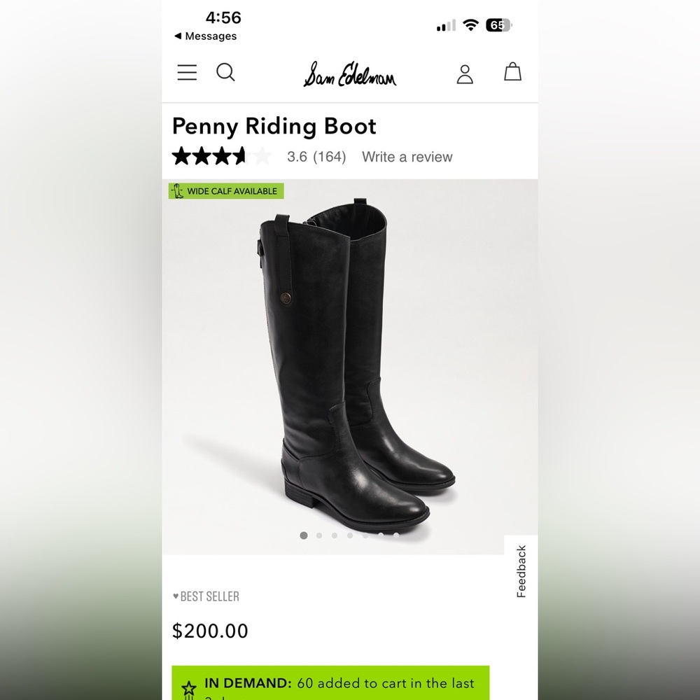 New Sam Edelman Penny Riding boots - Picture 5 of 5